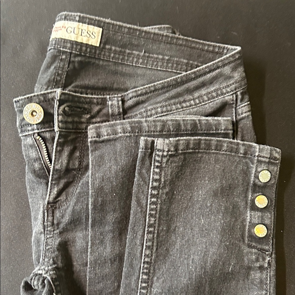 GUESS Women's Dark Gray Skinny Jeans